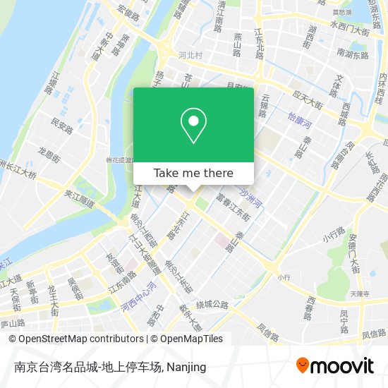 南京台湾名品城-地上停车场 map