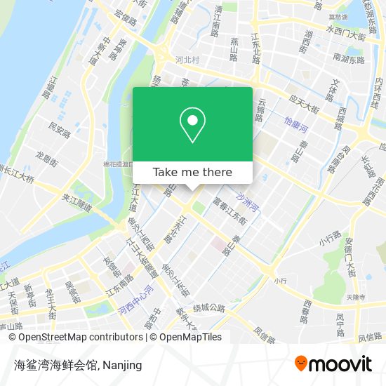 海鲨湾海鲜会馆 map