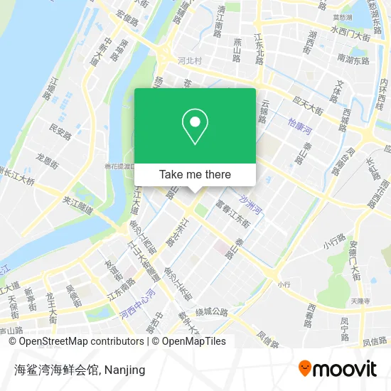 海鲨湾海鲜会馆 map