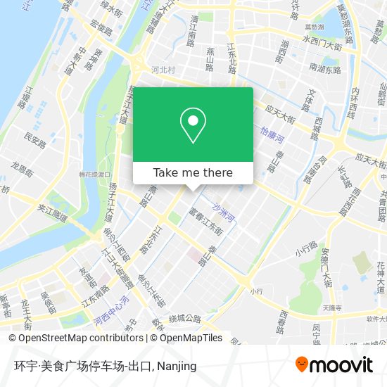 环宇·美食广场停车场-出口 map