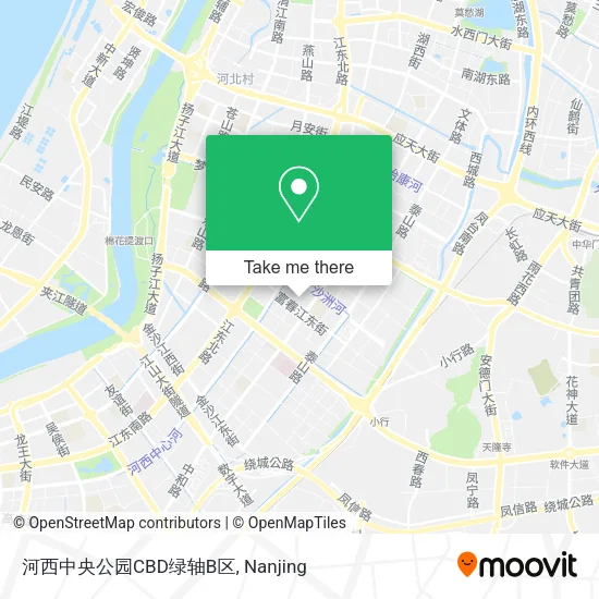 河西中央公园CBD绿轴B区 map