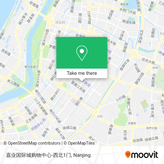 嘉业国际城购物中心-西北1门 map