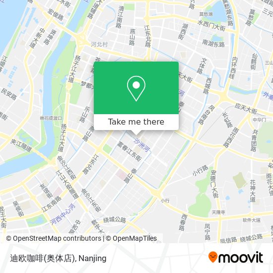 迪欧咖啡(奥体店) map