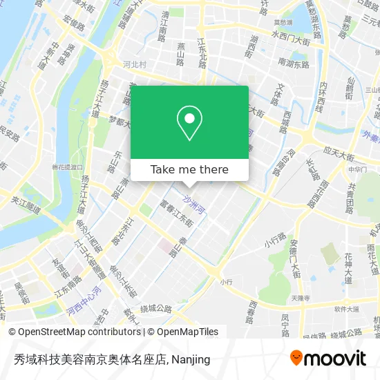 秀域科技美容南京奥体名座店 map