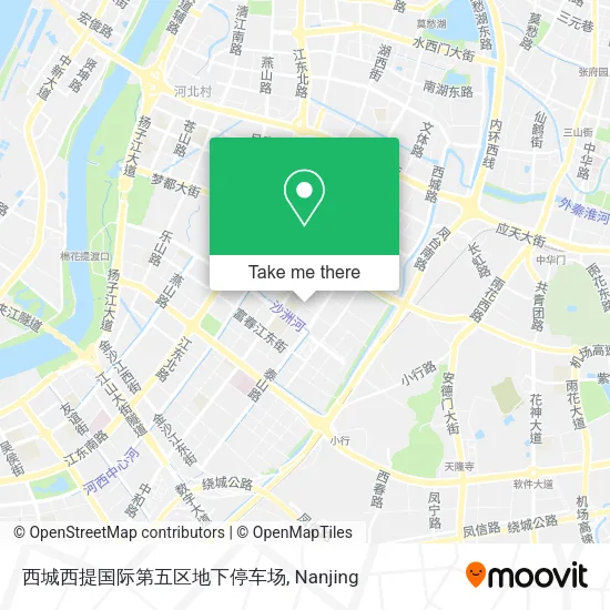 西城西提国际第五区地下停车场 map