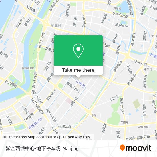 紫金西城中心-地下停车场 map