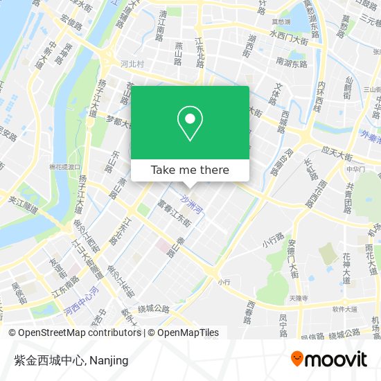 紫金西城中心 map