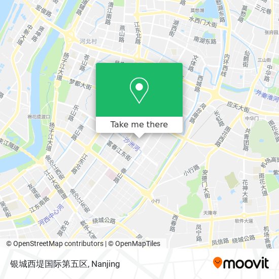银城西堤国际第五区 map