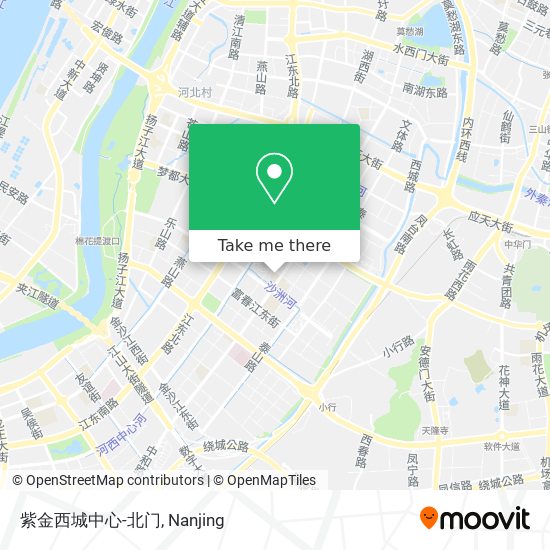 紫金西城中心-北门 map