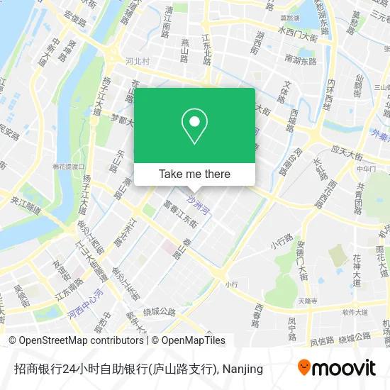 招商银行24小时自助银行(庐山路支行) map