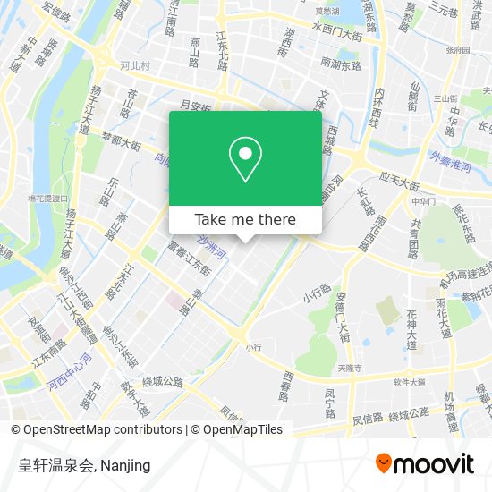 皇轩温泉会 map