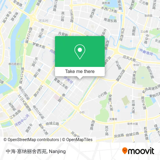 中海·塞纳丽舍西苑 map