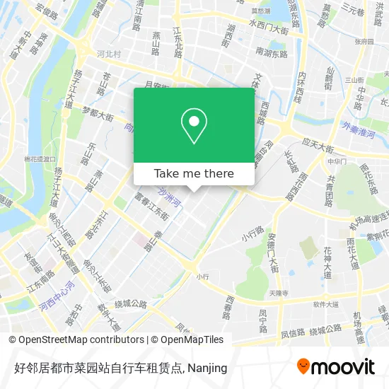 好邻居都市菜园站自行车租赁点 map