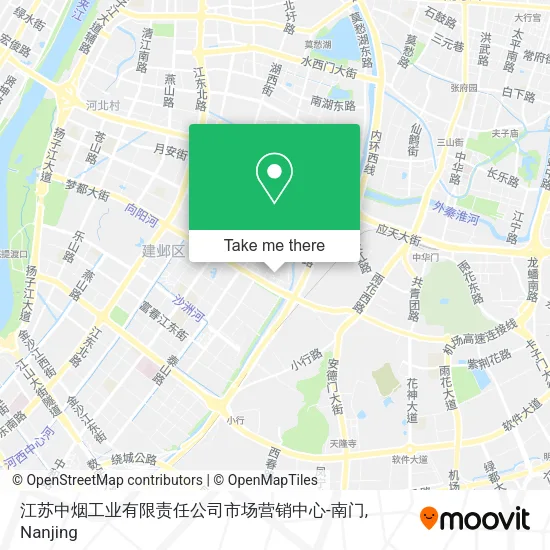 江苏中烟工业有限责任公司市场营销中心-南门 map