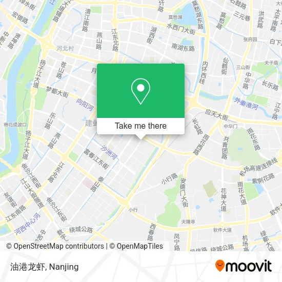 油港龙虾 map
