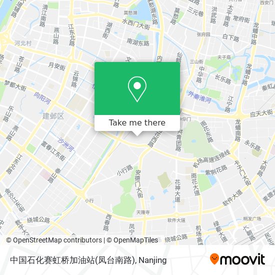 中国石化赛虹桥加油站(凤台南路) map