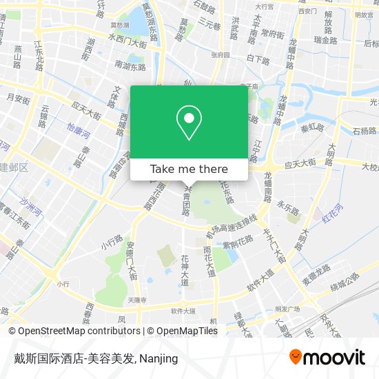 戴斯国际酒店-美容美发 map