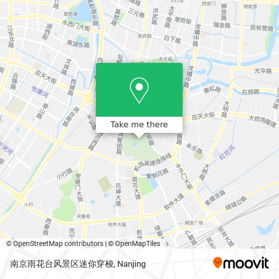 南京雨花台风景区迷你穿梭 map
