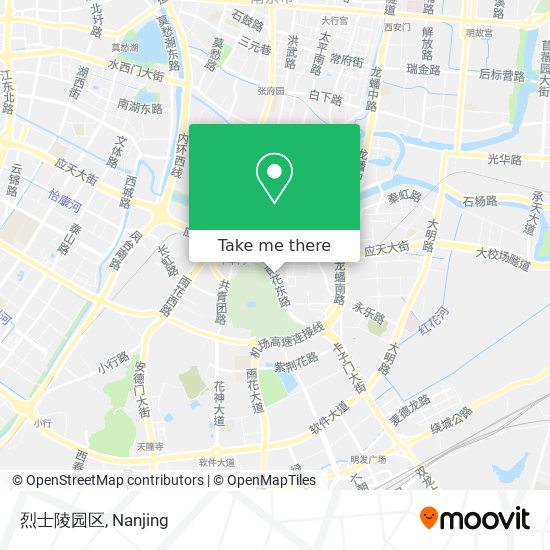 烈士陵园区 map