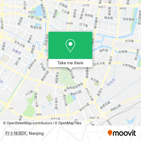 烈士陵园区 map