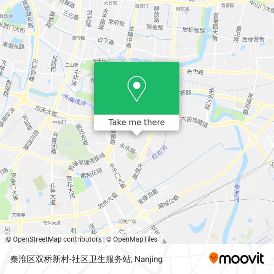 秦淮区双桥新村-社区卫生服务站 map