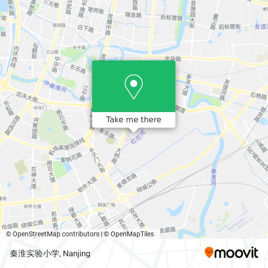 秦淮实验小学 map