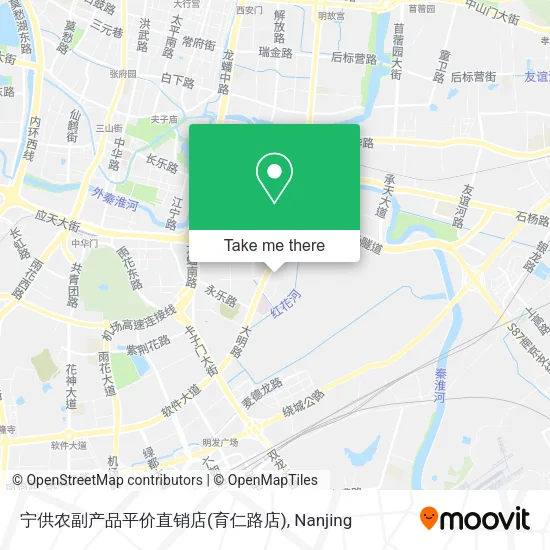 宁供农副产品平价直销店(育仁路店) map