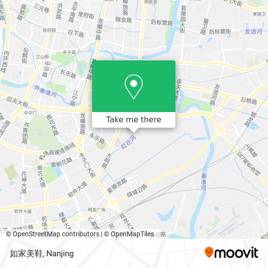 如家美鞋 map