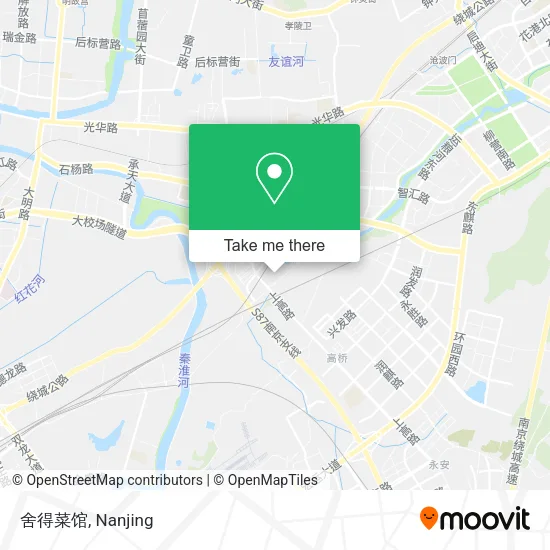 舍得菜馆 map