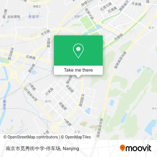 南京市觅秀街中学-停车场 map