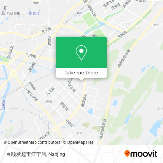 百顺发超市江宁店 map