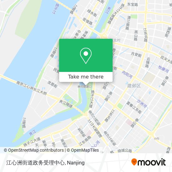 江心洲街道政务受理中心 map