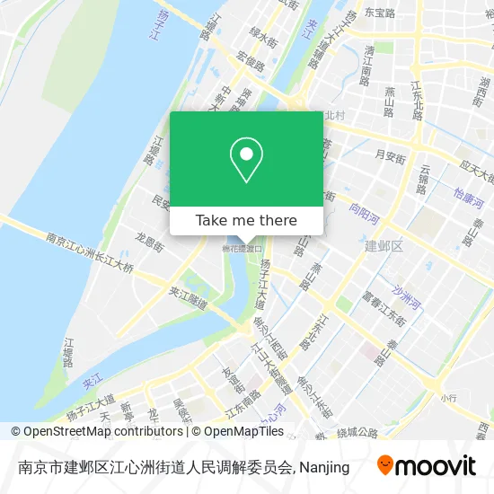 南京市建邺区江心洲街道人民调解委员会 map