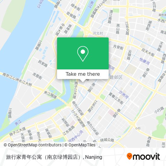 旅行家青年公寓（南京绿博园店） map