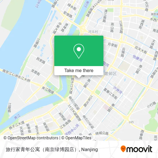 旅行家青年公寓（南京绿博园店） map