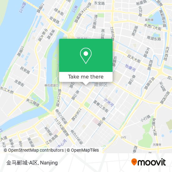 金马郦城-A区 map