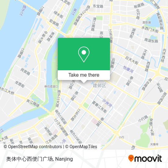 奥体中心西便门广场 map