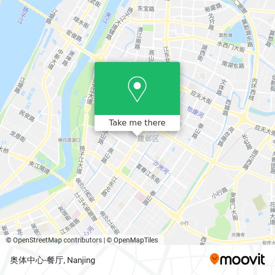 奥体中心-餐厅 map
