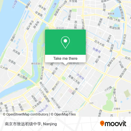 南京市致远初级中学 map