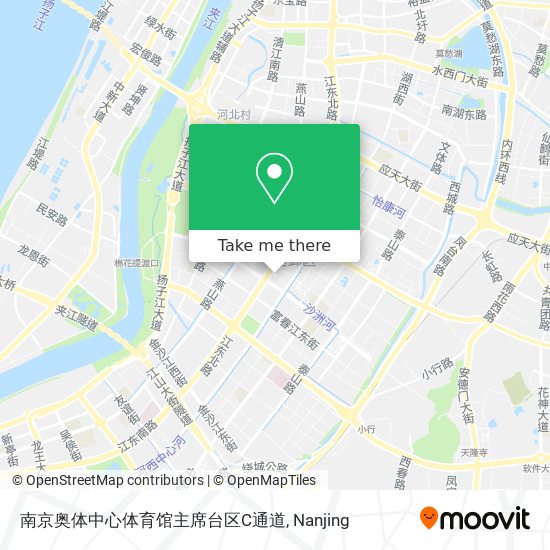 南京奥体中心体育馆主席台区C通道 map