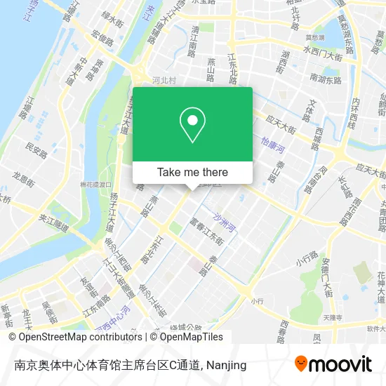 南京奥体中心体育馆主席台区C通道 map