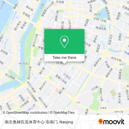 南京奥林匹克体育中心-东南门 map