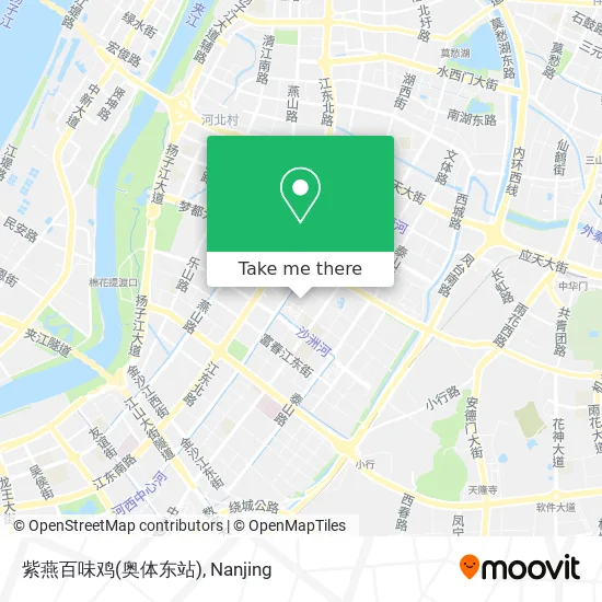 紫燕百味鸡(奥体东站) map