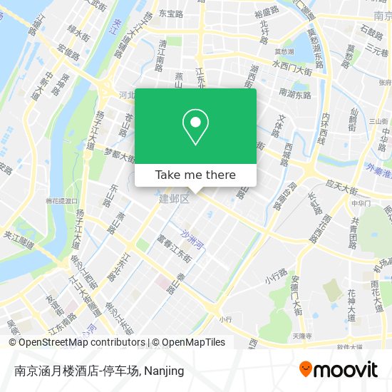 南京涵月楼酒店-停车场 map