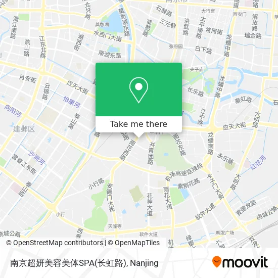 南京超妍美容美体SPA(长虹路) map
