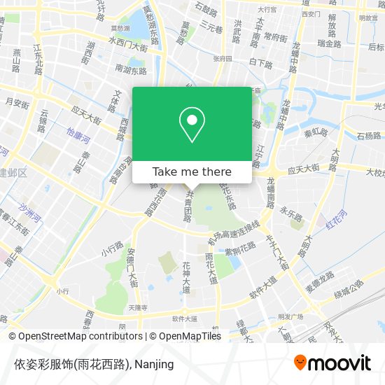 依姿彩服饰(雨花西路) map