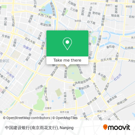 中国建设银行(南京雨花支行) map