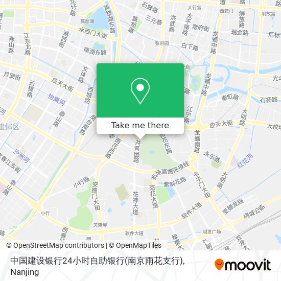 中国建设银行24小时自助银行(南京雨花支行) map