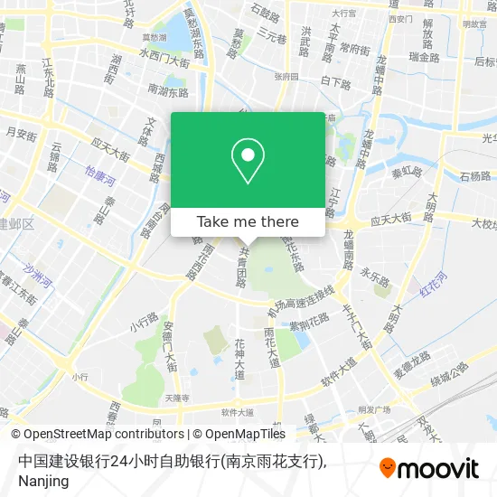 中国建设银行24小时自助银行(南京雨花支行) map