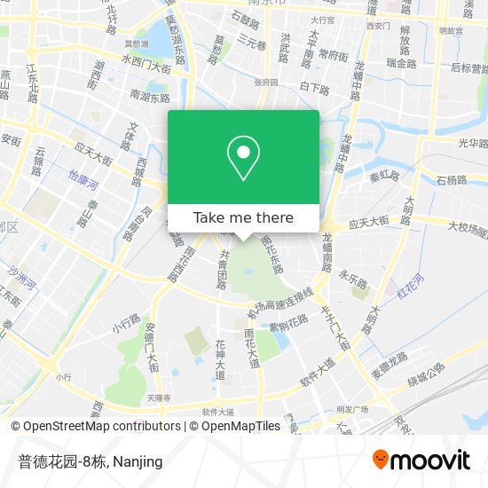 普德花园-8栋 map